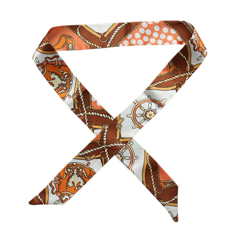 Silk Scarves Neckerchief Handbag Handle Wrap Ribbon Headbands Scarf Hair Tie Hot | eBay