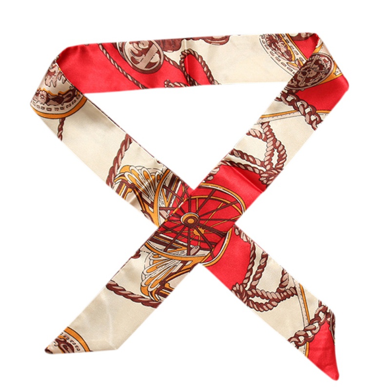 Silk Scarves Neckerchief Handbag Handle Wrap Ribbon Headbands Scarf Hair Tie Hot | eBay